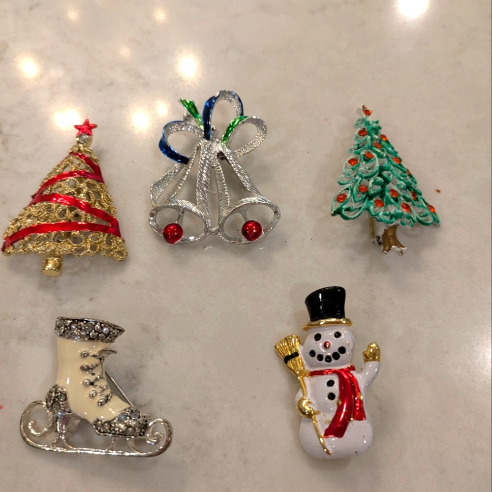 Christmas Brooches